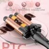ad951964-b686-4550-938e-bf02568324e9.jpg مميزات مكواة تجعيد الشعر الثلاثية (Cronier) مع التسخين السريع والتحكم في الحرارة