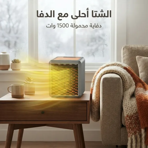 33a2deb5-6d0a-4c5d-9cb2-fd53a1cbc402.webp دفاية محمولة و وناسة كهربائية 1500 وات لتدفئة أجواء المنزل في الشتاء